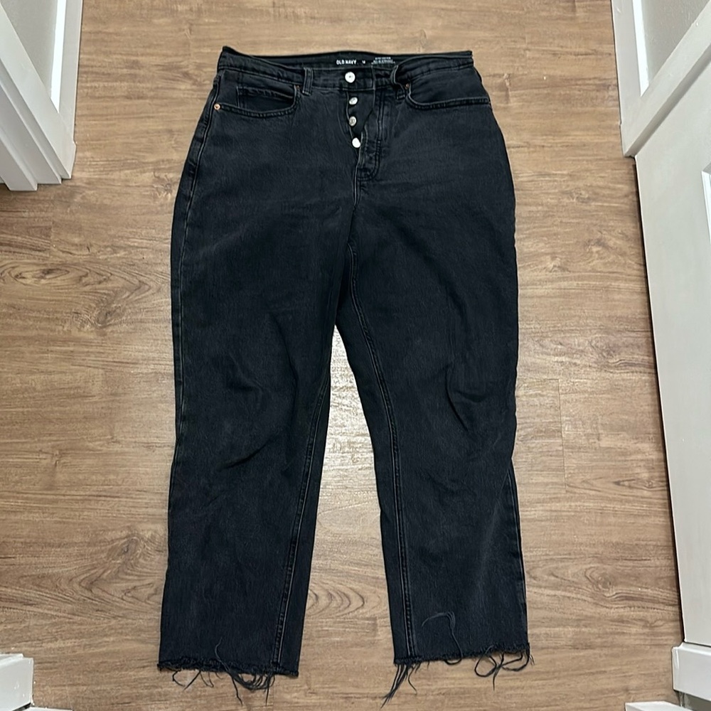 Old Navy Extra High-Rise Sky-Hi Straight